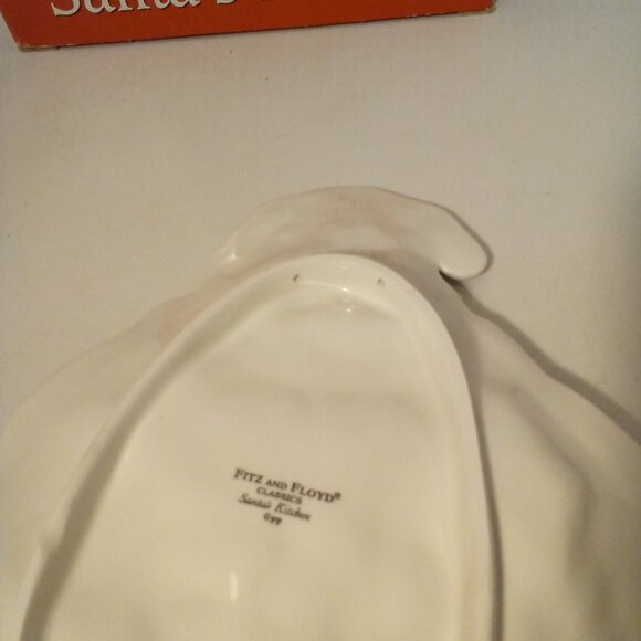 Fritz And Floyd Santa's Kitchen Canape Plate Christmas Cookies Holiday - Picture 10 of 13